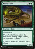 Acidic Slime PLST C18-127 NM Magic: The Gathering