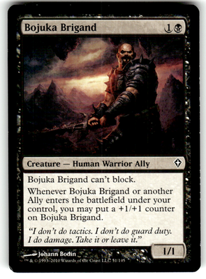 Bojuka Brigand Worldwake 51 C Magic: The Gathering Lightly Played