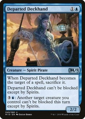 Departed Deckhand M19 49 NM Magic: The Gathering