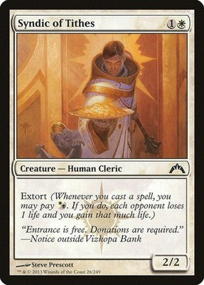Syndic of Tithes GTC 26 NM Magic: The Gathering