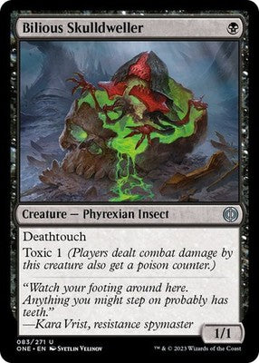 Bilious Skulldweller ONE 83 NM Magic: The Gathering