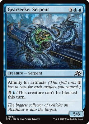 Gearseeker Serpent DFT 43 NM Magic: The Gathering