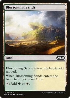 Blossoming Sands M21 244 NM Magic: The Gathering