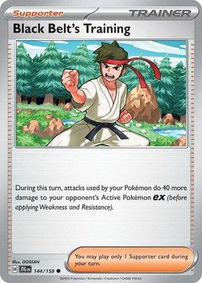 Black Belt's Training 144/159 SV09: Journey Together Pokémon TCG