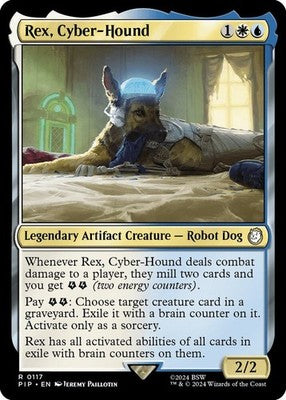 Rex, Cyber-Hound PIP 117 NM Magic: The Gathering