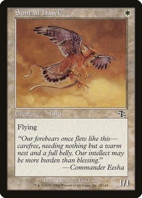 Suntail Hawk JUD 28 NM Magic: The Gathering
