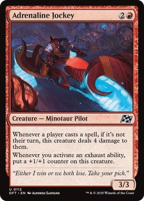 Adrenaline Jockey DFT 112 NM Magic: The Gathering