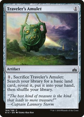 Traveler's Amulet RIX 184 NM Magic: The Gathering