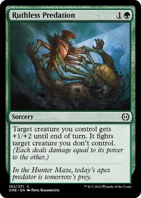 Ruthless Predation ONE 182 NM Magic: The Gathering