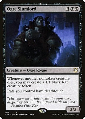 Ogre Slumlord AFC 104 NM Magic: The Gathering