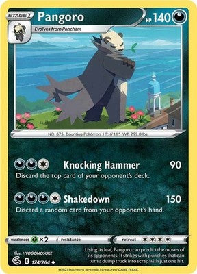 Pangoro 174/264 SWSH08: Fusion Strike Pokémon TCG
