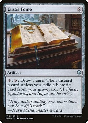 Urza's Tome DOM 235 NM Magic: The Gathering