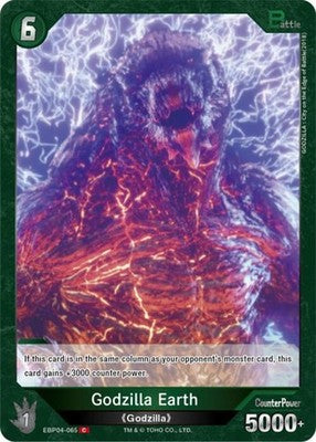 Godzilla Earth ( ) EBP04-065 Booster Set 4: Endless Wars Godzilla Card Game