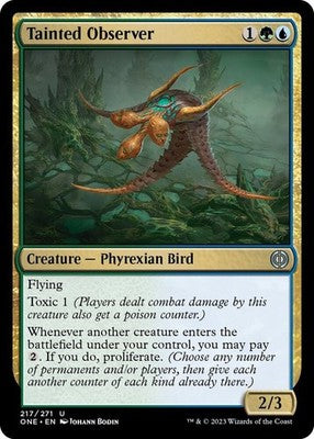 Tainted Observer ONE 217 NM Magic: The Gathering