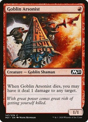 Goblin Arsonist M21 147 Foil NM Magic: The Gathering