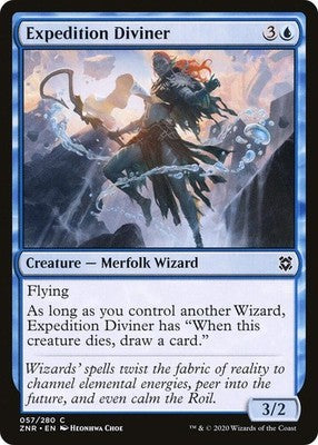 Expedition Diviner ZNR 57 NM Magic: The Gathering