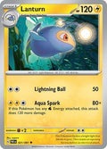 Lanturn 021/091 SV: Paldean Fates Reverse Holofoil Pokémon TCG