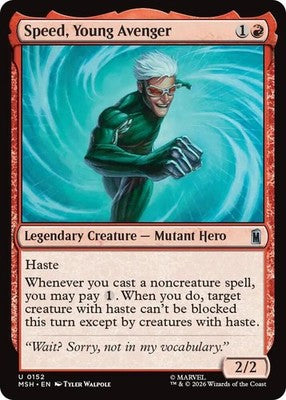 Speed, Young Avenger MSH 152 NM Magic: The Gathering