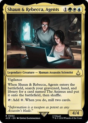 Shaun & Rebecca, Agents ACR 64 NM Magic: The Gathering