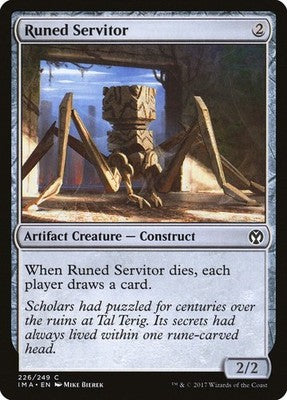 Runed Servitor IMA 226 NM Magic: The Gathering