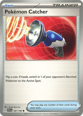 Pokemon Catcher 187/198 SV01: Scarlet & Violet Base Set Pokémon TCG