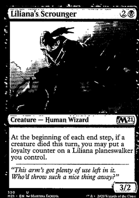 Liliana's Scrounger Core Set 2021 330 U Magic: The Gathering Near Mint