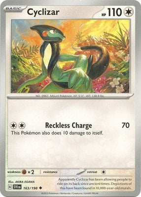 Cyclizar 163/198 SV01: Scarlet & Violet Base Set Pokémon TCG