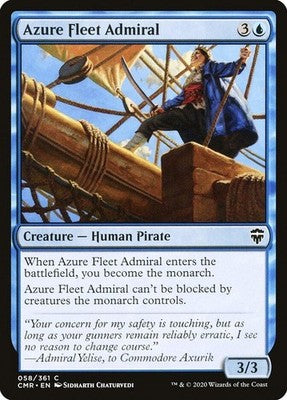 Azure Fleet Admiral CMR 58 NM Magic: The Gathering