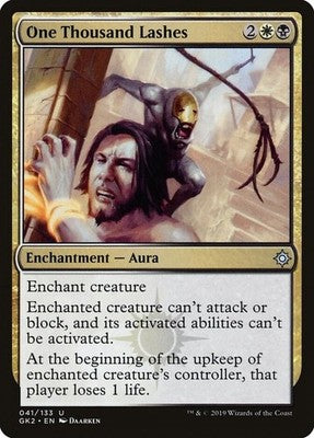 One Thousand Lashes GK2 41 NM Magic: The Gathering
