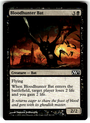 Bloodhunter Bat Magic 2013 (M13) 82 C Magic: The Gathering Near Mint