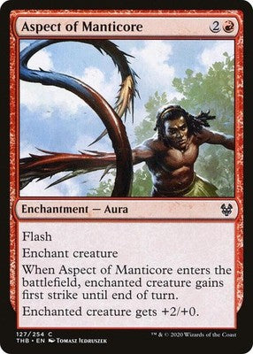 Aspect of Manticore THB 127 NM Magic: The Gathering