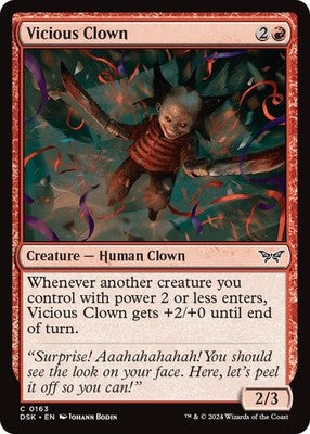 Vicious Clown DSK 163 Foil NM Magic: The Gathering