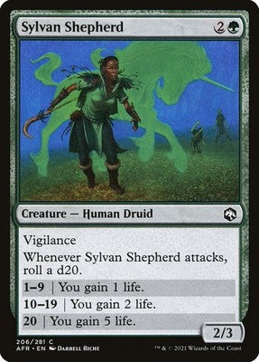 Sylvan Shepherd AFR 206 NM Magic: The Gathering