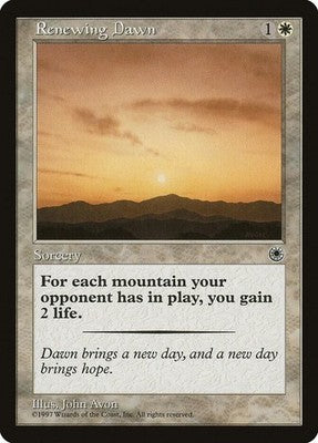 Renewing Dawn POR 23 LP Magic: The Gathering