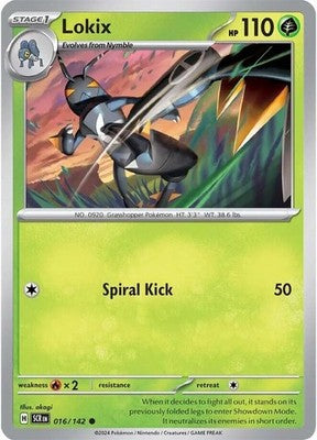 Lokix 016/142 SV07: Stellar Crown Pokémon TCG