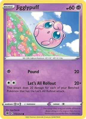 Jigglypuff 110/264 SWSH08: Fusion Strike Pokémon TCG