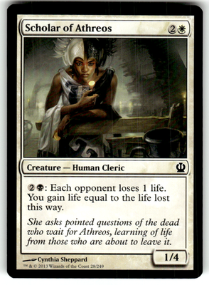 Scholar of Athreos Theros 28 C Magic: The Gathering Near Mint