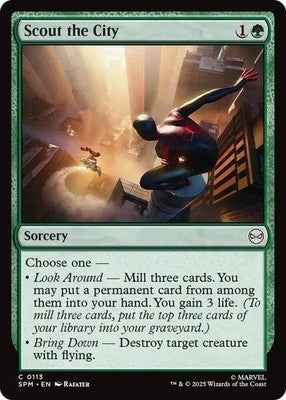 Scout the City SPM 113 Foil NM Magic: The Gathering