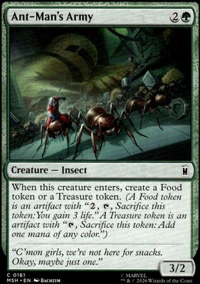 Ant-Man's Army Marvel Super Heroes 161 C Magic: The Gathering Near Mint