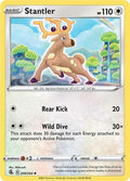 Stantler 208/264 SWSH08: Fusion Strike Reverse Holofoil Pokémon TCG