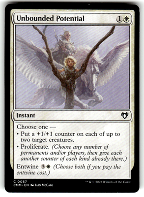 Unbounded Potential Commander Masters 67 C Magic: The Gathering Near Mint