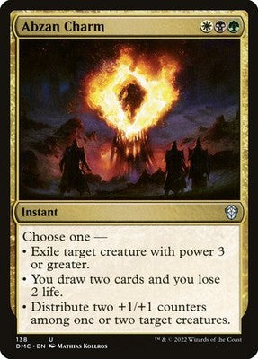 Abzan Charm DMC 138 NM Magic: The Gathering
