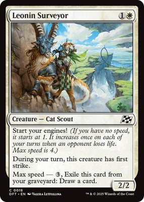Leonin Surveyor DFT 18 Foil NM Magic: The Gathering