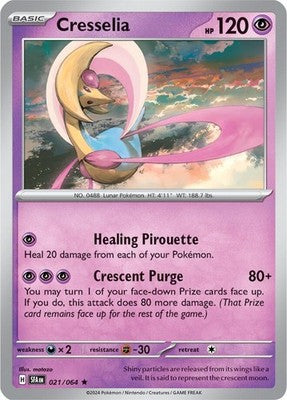 Cresselia 021/064 SV: Shrouded Fable Holofoil Pokémon TCG