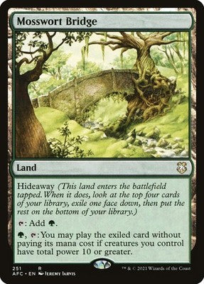 Mosswort Bridge AFC 251 NM Magic: The Gathering