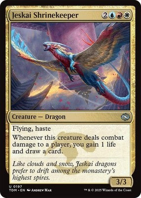 Jeskai Shrinekeeper TDM 197 NM Magic: The Gathering