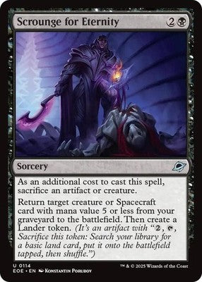Scrounge for Eternity EOE 114 Foil NM Magic: The Gathering
