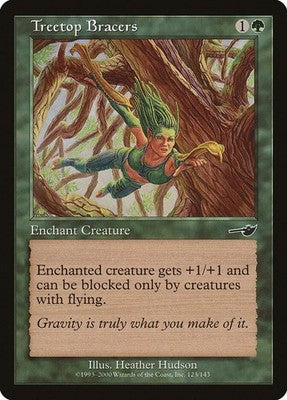 Treetop Bracers NEM 123 NM Magic: The Gathering