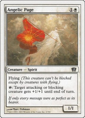 Angelic Page 8ED 2 LP Magic: The Gathering