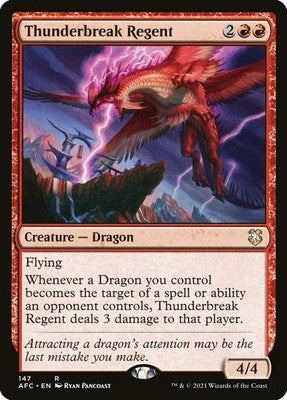 Thunderbreak Regent AFC 147 NM Magic: The Gathering